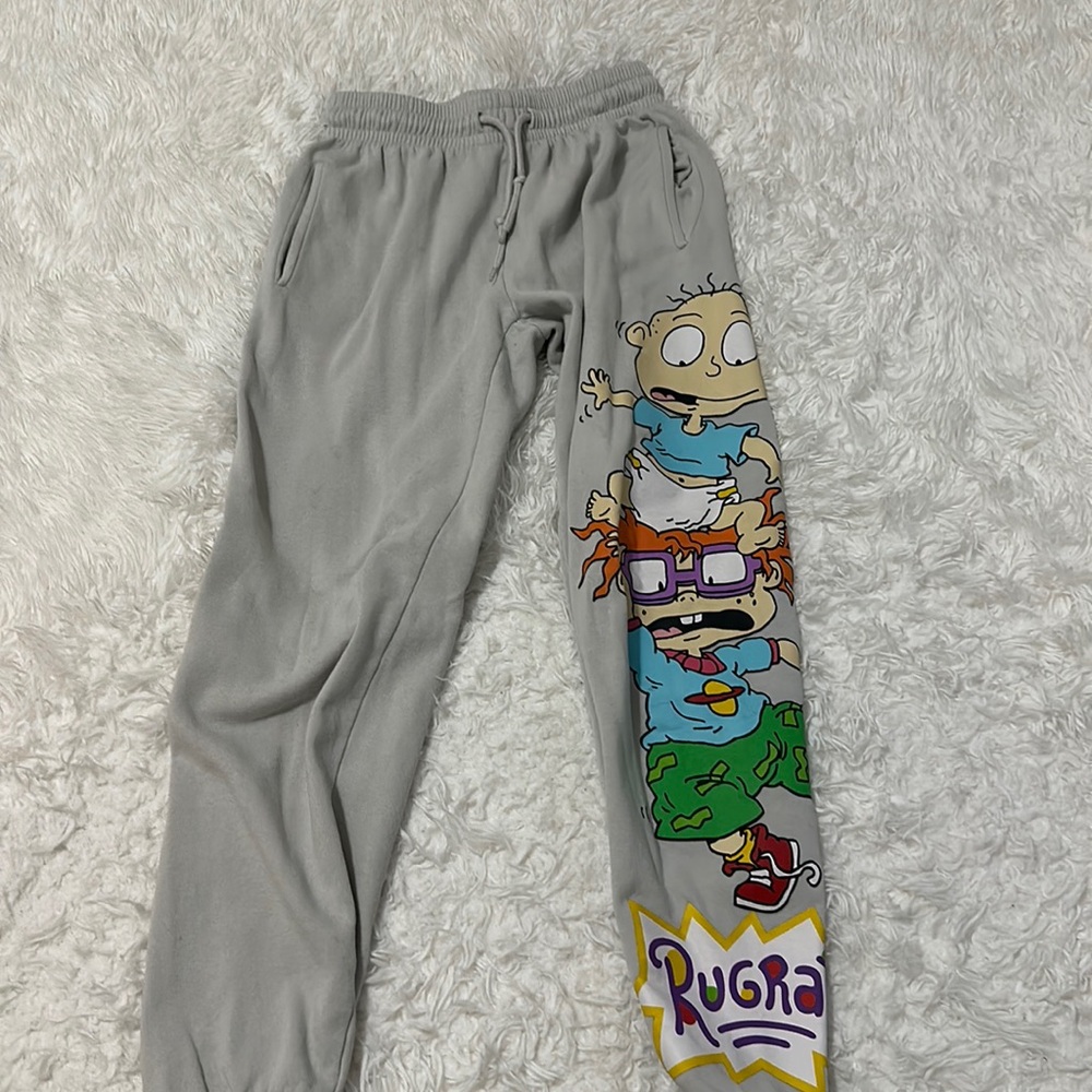 Fashion Nova Rugrats Grey Joggers
